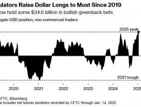 特朗普回归前夕，交易员加码强美元押注至2019年来最高