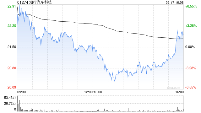 知行汽车科技2月17日发行1119.02万股