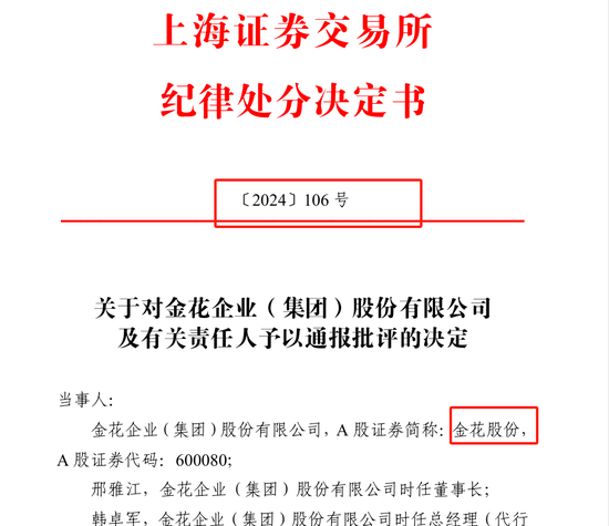 金花股份“20年老董秘”也顶不住了，2年连续3次通报批评